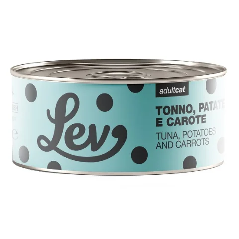 NATURAL LINE LEV GATTO TONNO PATATE CAROTE 140GR (lattina)