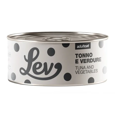 NATURAL LINE LEV GATTO TONNO VERDURE 140GR (lattina)