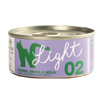 NATURAL CODE GATTO 02 LIGHT TONNO ORATA MELA 4x70GR (lattina) MULTIPACK