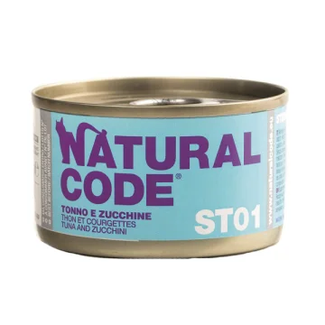 NATURAL CODE GATTO ST01 TONNO ZUCCHINE 85GR (lattina)
