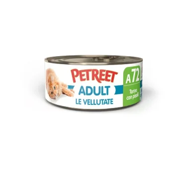PETREET GATTO SPECIAL ADULT A72 VELLUTATE TONNO PISELLI 70GR (lattina)