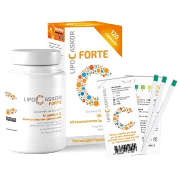 LIPO C ASKOR FORTE 120 capsule integratore vitamina C liposomiale