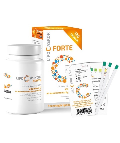 LIPO C ASKOR FORTE 120 capsule integratore vitamina C liposomiale