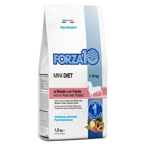 FORZA10 CANE DIET MINI MAIALE PATATE 1,5KG