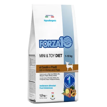 FORZA10 CANE DIET MINI/TOY CAVALLO PISELLI 1,5KG