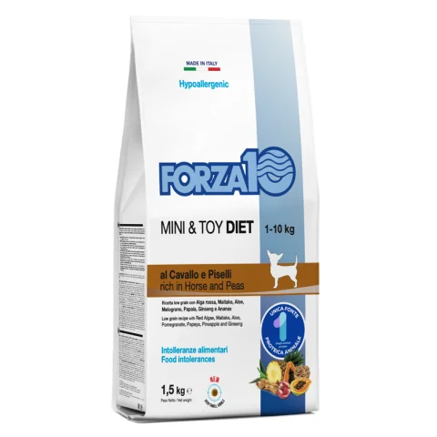 FORZA10 CANE DIET MINI/TOY CAVALLO PISELLI 1,5KG FORZA10 CANE DIET MINI/TOY CAVALLO PISELLI 1,5KG