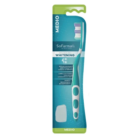 Spazzolino Whitening Setole Medie Sofarma+