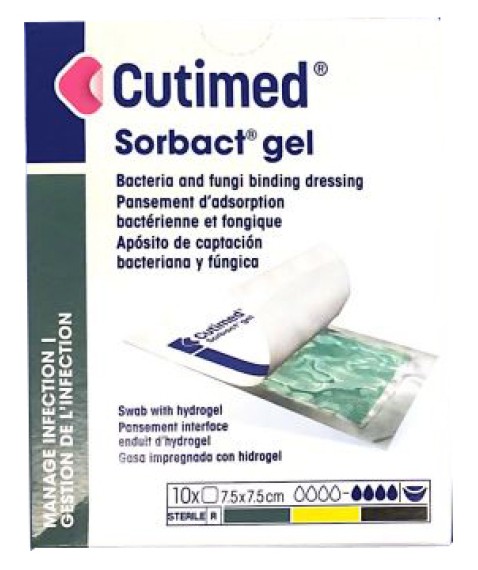 CUTIMED SORBACT IGEL 7,5X7,5CM