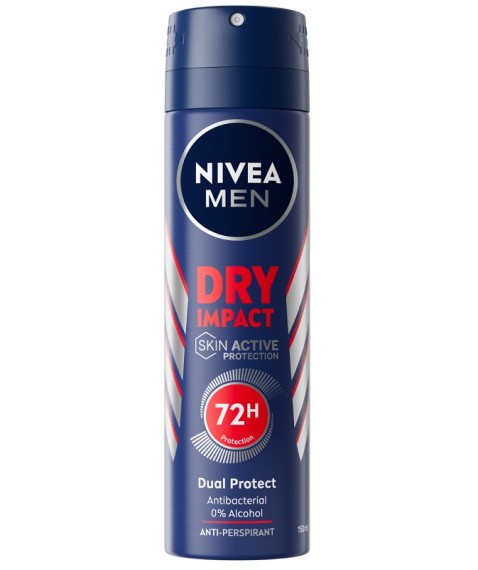 NIVEA MEN DEO SPR DRY IMPACT 150ML