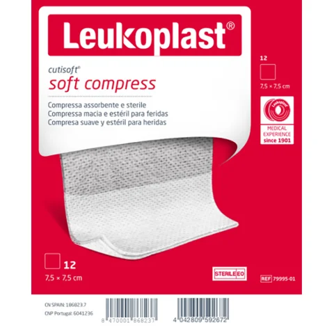 CUTISOFT GARZA 7,5X7,5CM 12PZ CUTISOFT GARZA 7,5X7,5CM 12PZ
