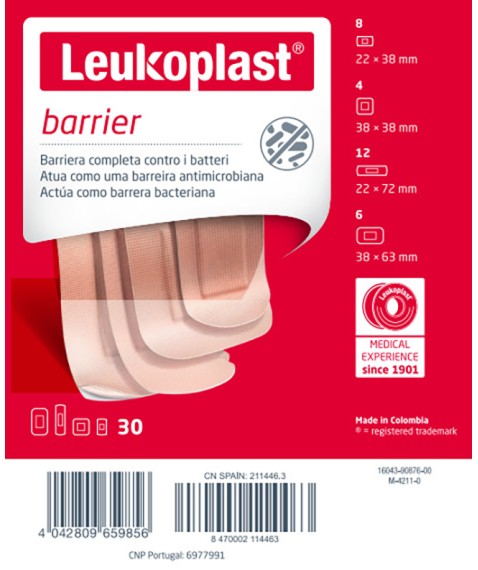 LEUKOPLAST BARRIER 30PZ ASSORT