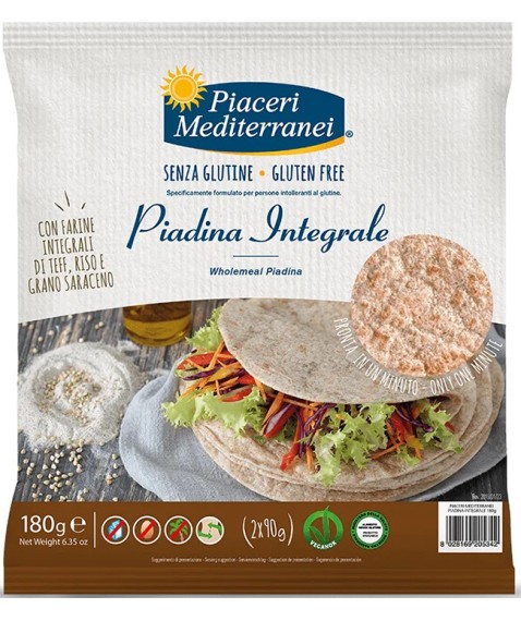 PIACERI MED.Piadina Int.180g