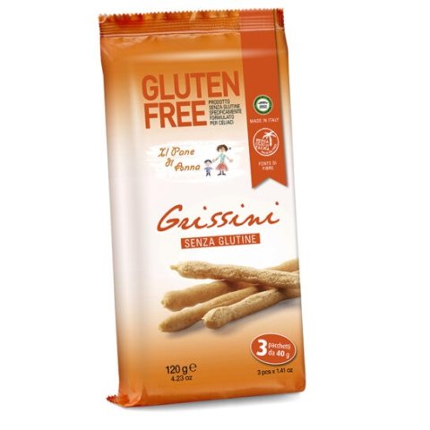 PANE ANNA Grissini S/L 3x40g PANE ANNA Grissini S/L 3x40g