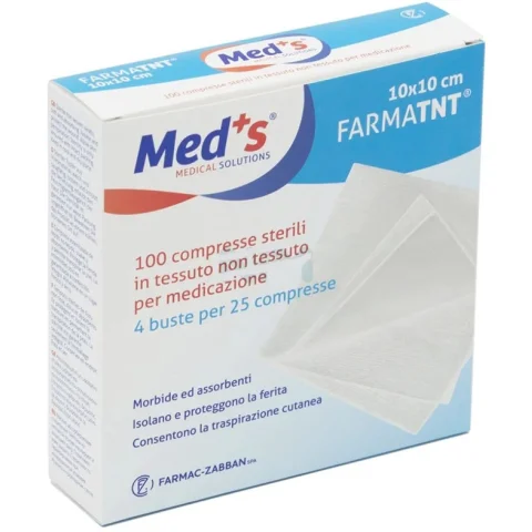 MEDS TNT GARZA 10X10CM 100PZ MEDS TNT GARZA 10X10CM 100PZ