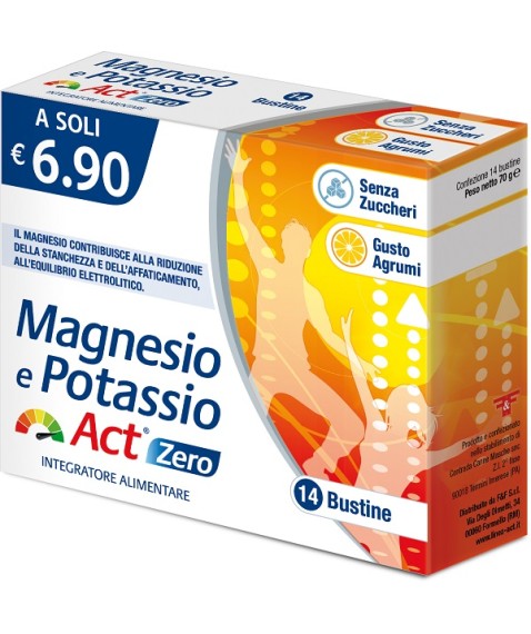 Magnesio Potassio Act Zero14bs