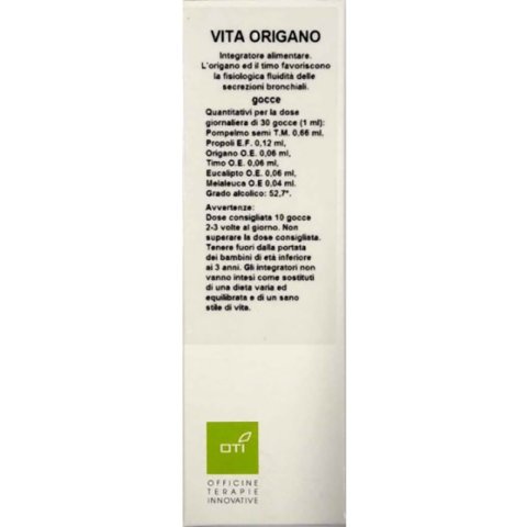 VITA ORIGANO Gtt 30ml OTI VITA ORIGANO Gtt 30ml OTI