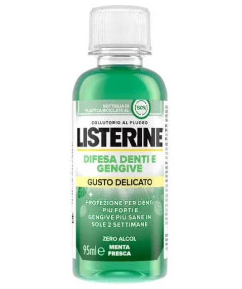 Listerine Collutorio Difesa Denti & Gengive Gusto Delicato 95ml