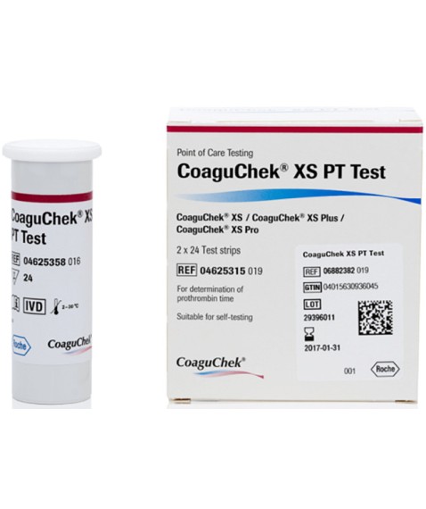 COAGUCHEK XS pT Test 48 Strips