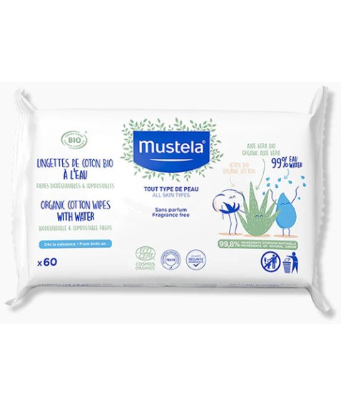 MUSTELA SALV ACQ COT BIO 60PZ