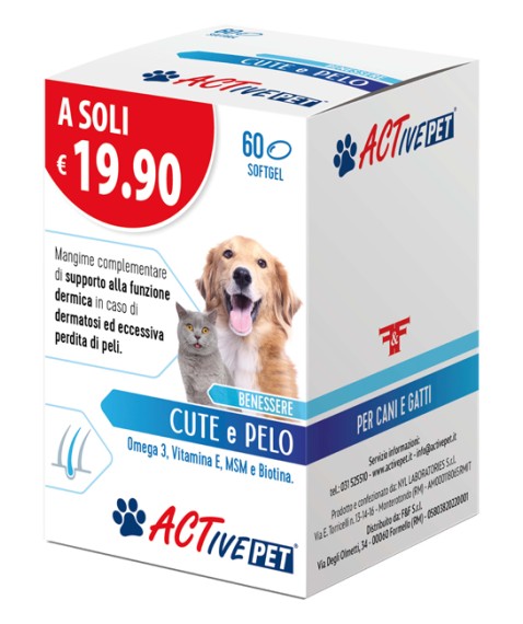 ACTIVE PET CUTE E PELO 60PRL