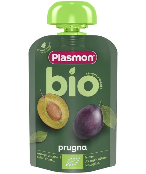 PLASMON PRUGNA BIO POUCHES100G