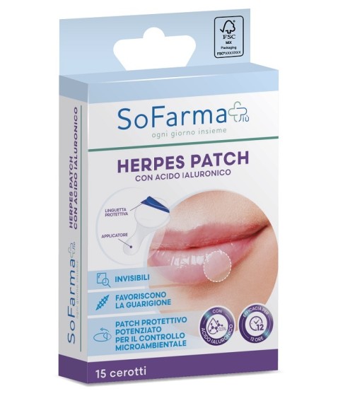 HERPES PATCH IALURONICO 15PZ SF+