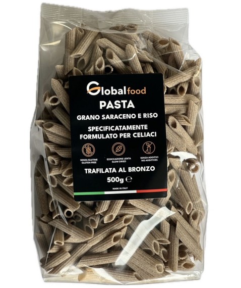 PENNE GRANO SARACENO/RISO 500G