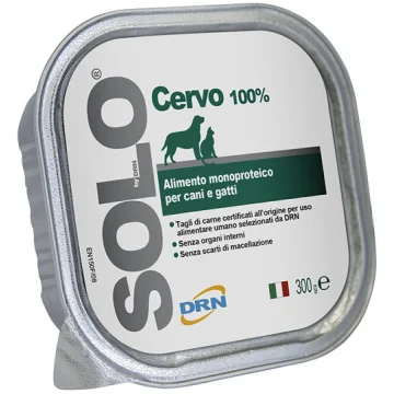 NEXTMUNE DRN SOLO CANE/GATTO MONOPROTEICO CERVO 300GR (vaschetta)