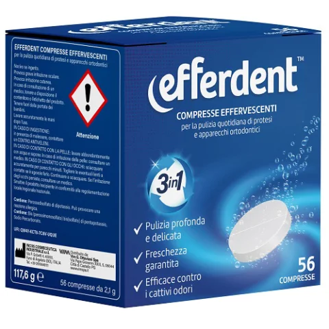 EFFERDENT 56 Cpr Efferv. EFFERDENT 56 Cpr Efferv.