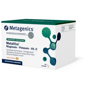METAVIVA MG K VIT C 40BUST