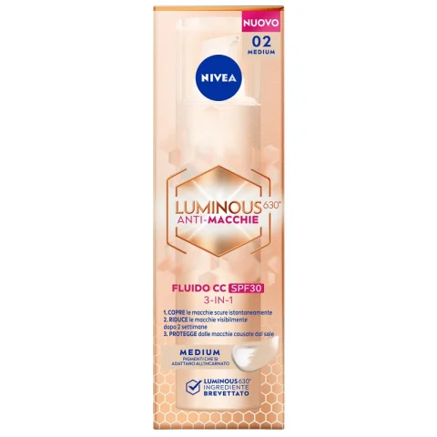 NIVEA LUMINOUS FLUIDO CC SPF30 MED