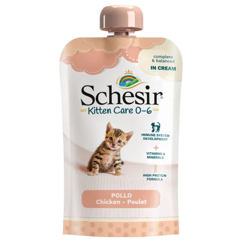 SCHESIR GATTO KITTEN POLLO 150GR (bustina)