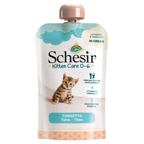 SCHESIR GATTO KITTEN TONNETTO 150GR (bustina) SCHESIR GATTO KITTEN TONNETTO 150GR (bustina)