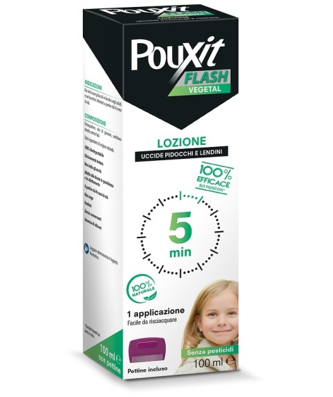 Pouxit Flash Vegetal Lozione