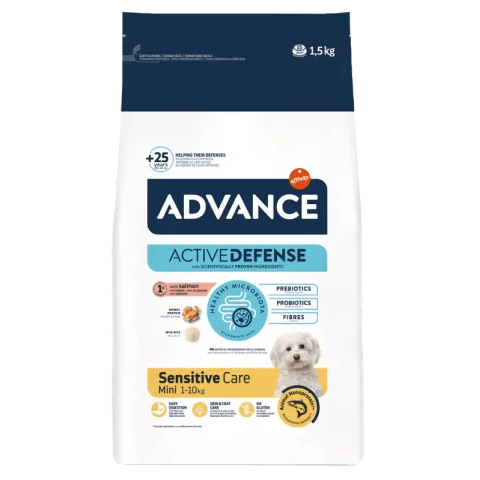ADVANCE CANE SENSITIVE MINI SALMONE 1,5KG