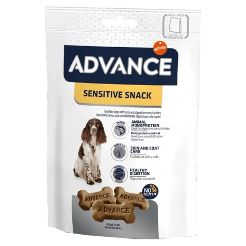 ADVANCE CANE SNACK SENSITIVE 150GR ADVANCE CANE SNACK SENSITIVE 150GR