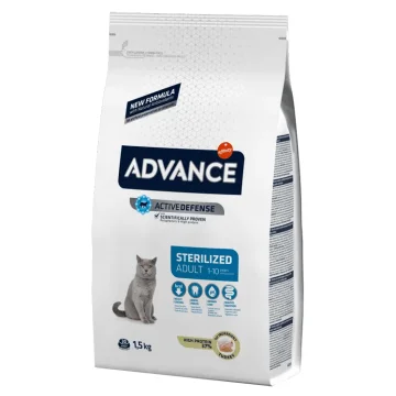 ADVANCE GATTO STERILIZED ADULT TACCHINO 1,5KG