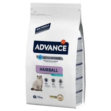 ADVANCE GATTO HAIRBALL STERILIZED TACCHINO 1,5KG FLASH