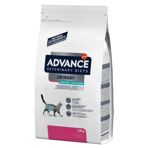ADVANCE GATTO DIET URINARY STERILIZED LOW CALORIE 1,25KG