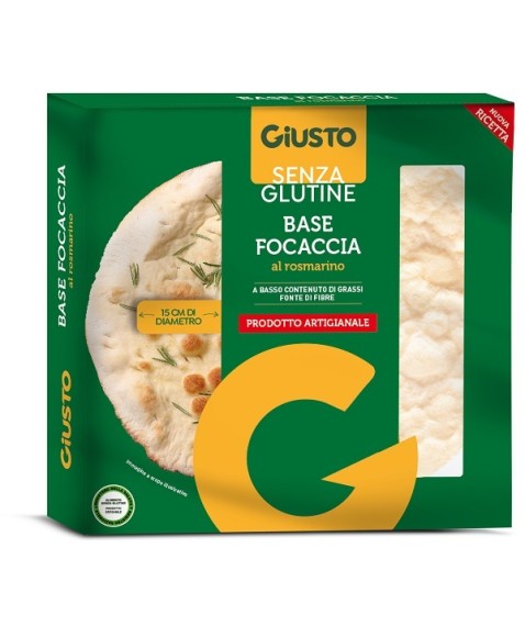 GIUSTO S/G Fondo Focaccia 130g