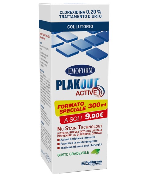 PLAK OUT Act.Coll.0,20% 300ml