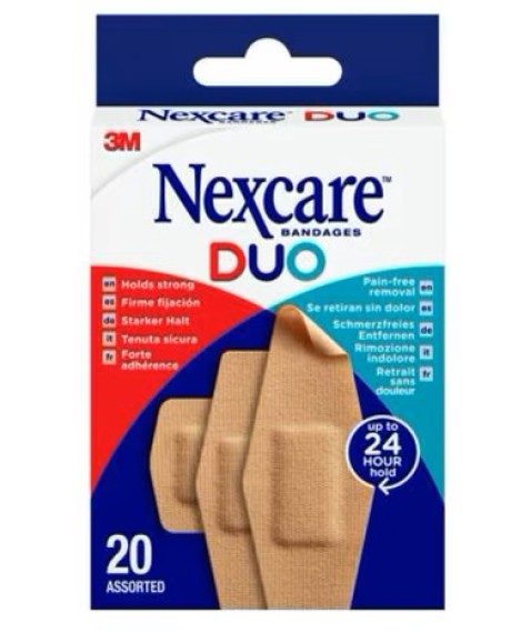 NEXCARE DUO CER ASSORT 20PZ