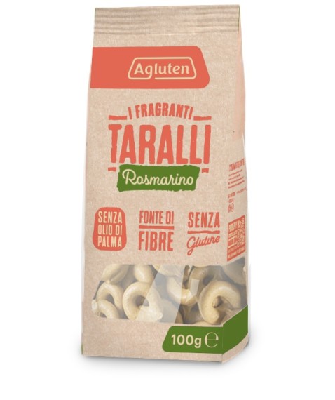 AGLUTEN Taralli Rosm.100g