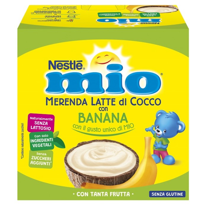 MIO Mer.Cocco Banana 4x90g