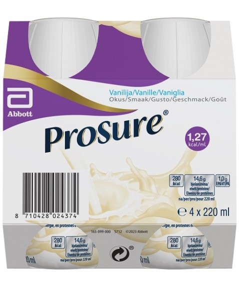 PROSURE VANILLA 4BOTT 220ML