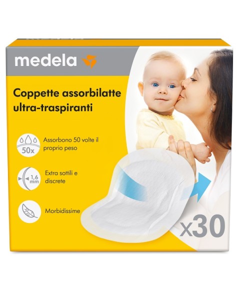 MEDELA Coppette Assorbil.30pz