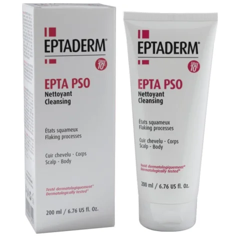 Eptaderm&nbsp;Epta Pso Detergente Corpo e&nbsp;Cuoio Capelluto 200 ml