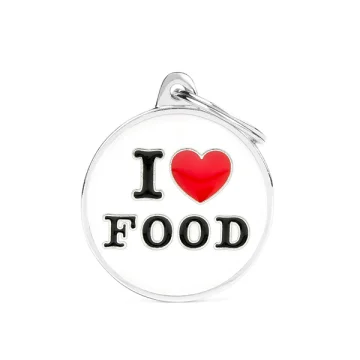 MY FAMILY MEDAGLIETTA "I LOVE FOOD" (REF. MFCH17LOVEFOOD)