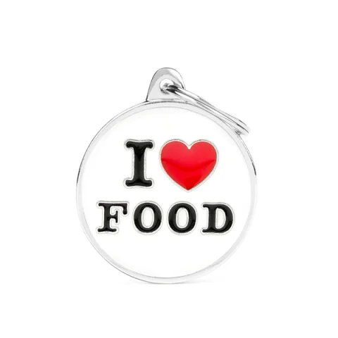 MY FAMILY MEDAGLIETTA "I LOVE FOOD" (REF. MFCH17LOVEFOOD)