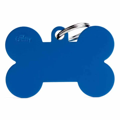 MY FAMILY MEDAGLIETTA OSSO (XL) ALLUMINIO BLU (REF. MFXL01)